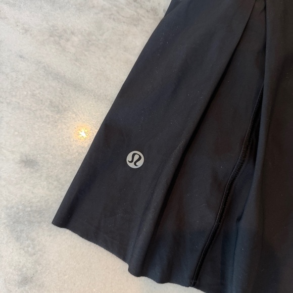 Lululemon Black Tennis Skirt Skort Size 6 Pleats - Picture 4 of 7